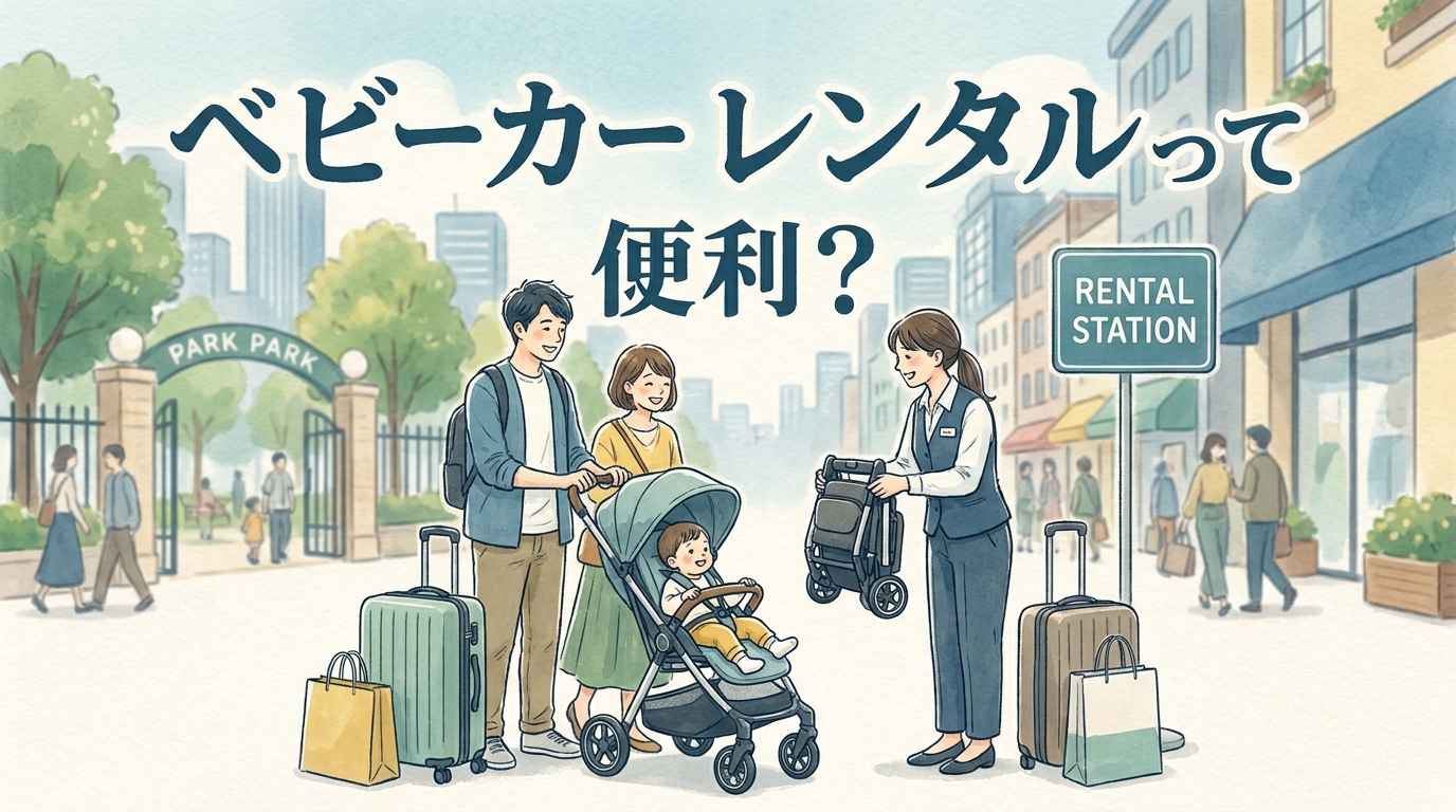 ベビーカー レンタルって便利？