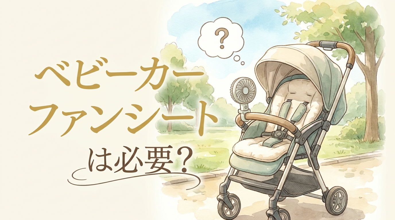 ベビーカー ファンシートは必要？