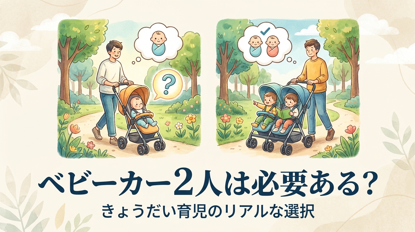 ベビーカー 2人は必要ある？