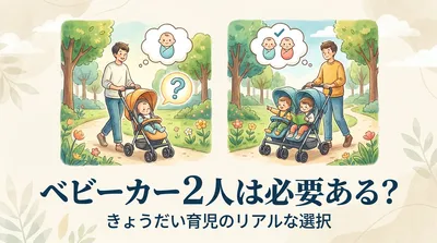 ベビーカー 2人は必要ある？