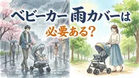 ベビーカー 雨カバーは必要ある？