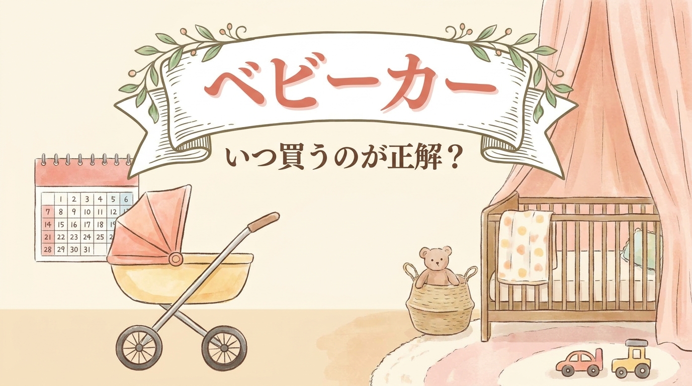 ベビーカー いつ買うのが正解？