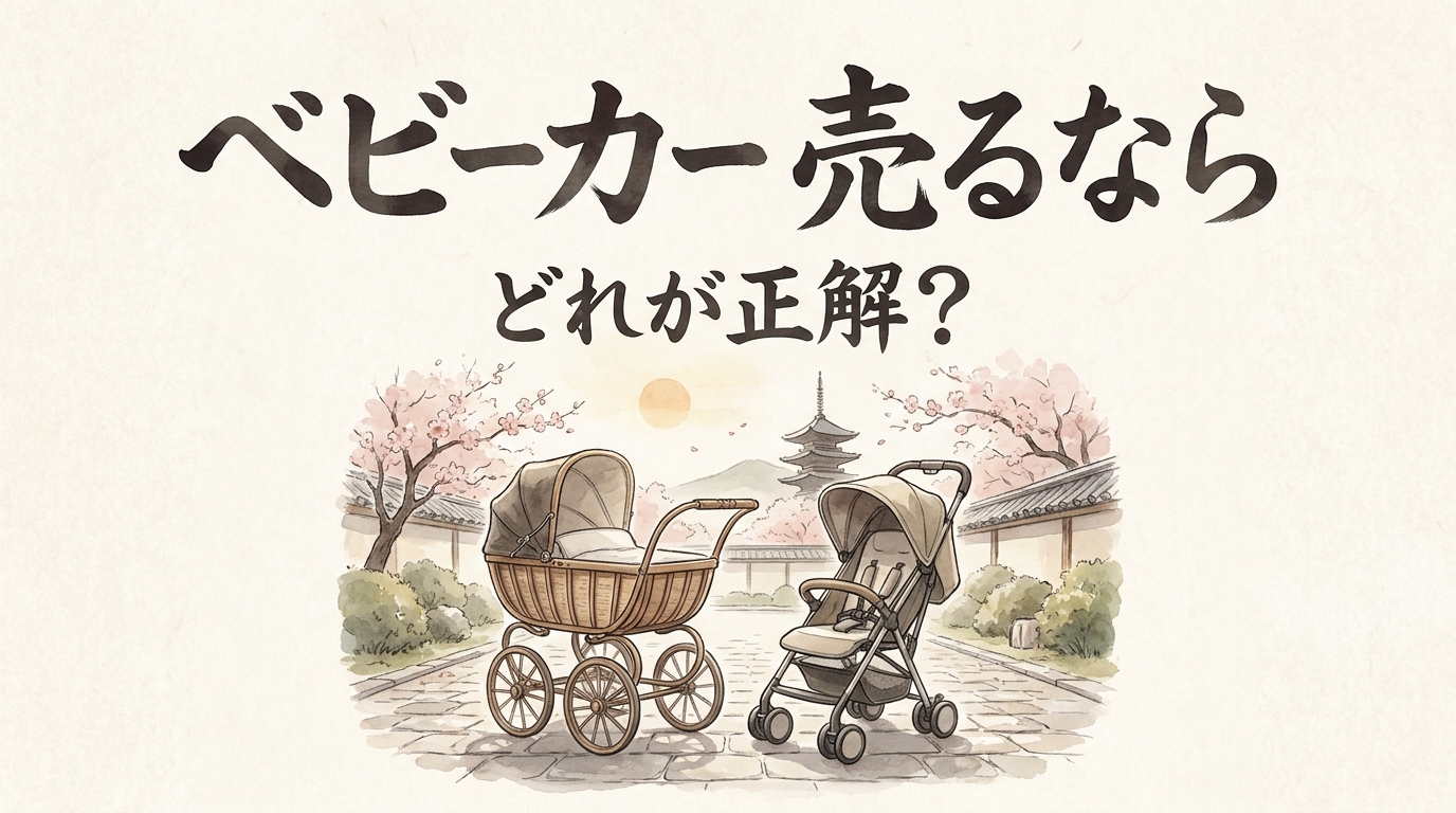 ベビーカー 売るならどれが正解？