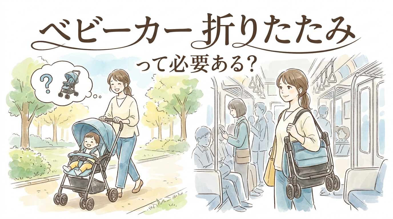ベビーカー 折りたたみって必要ある？