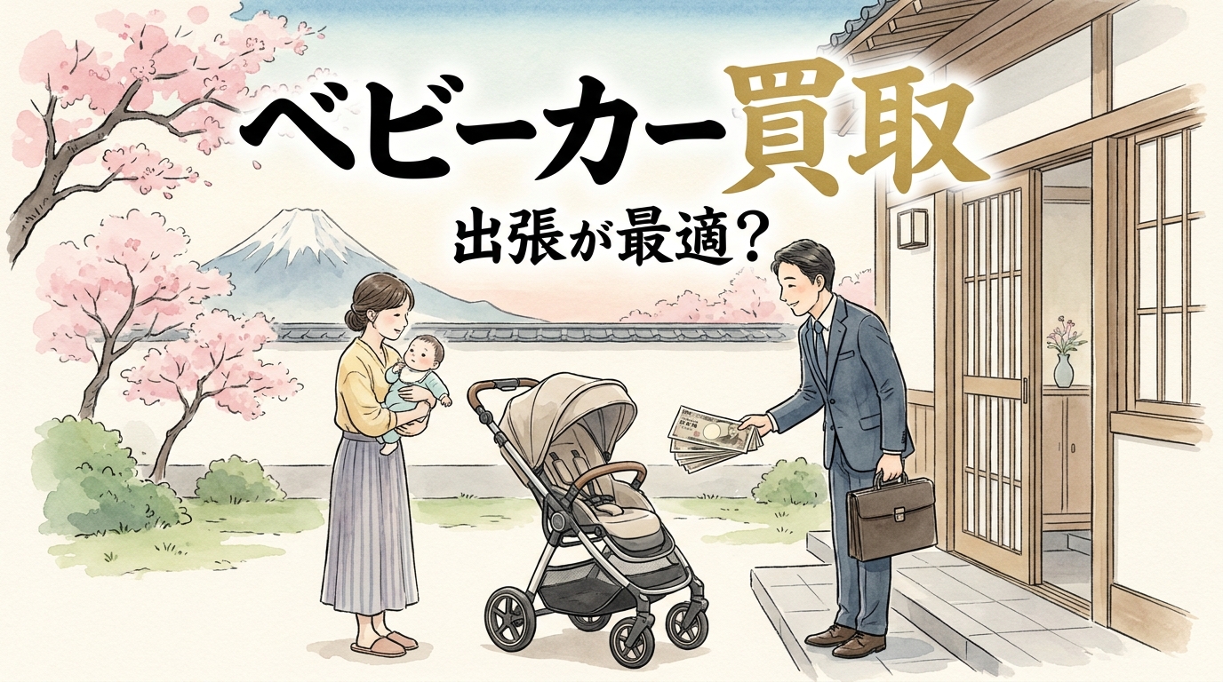 ベビーカー 買取は出張が最適？
