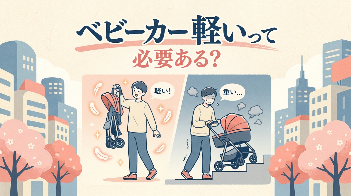 ベビーカー 軽いって必要ある？