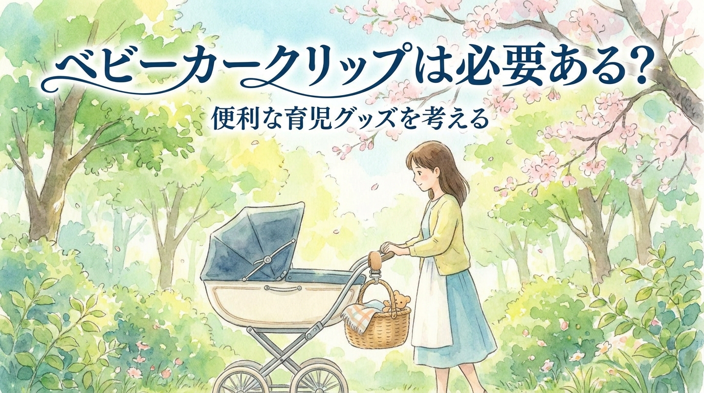 ベビーカー クリップは必要ある?