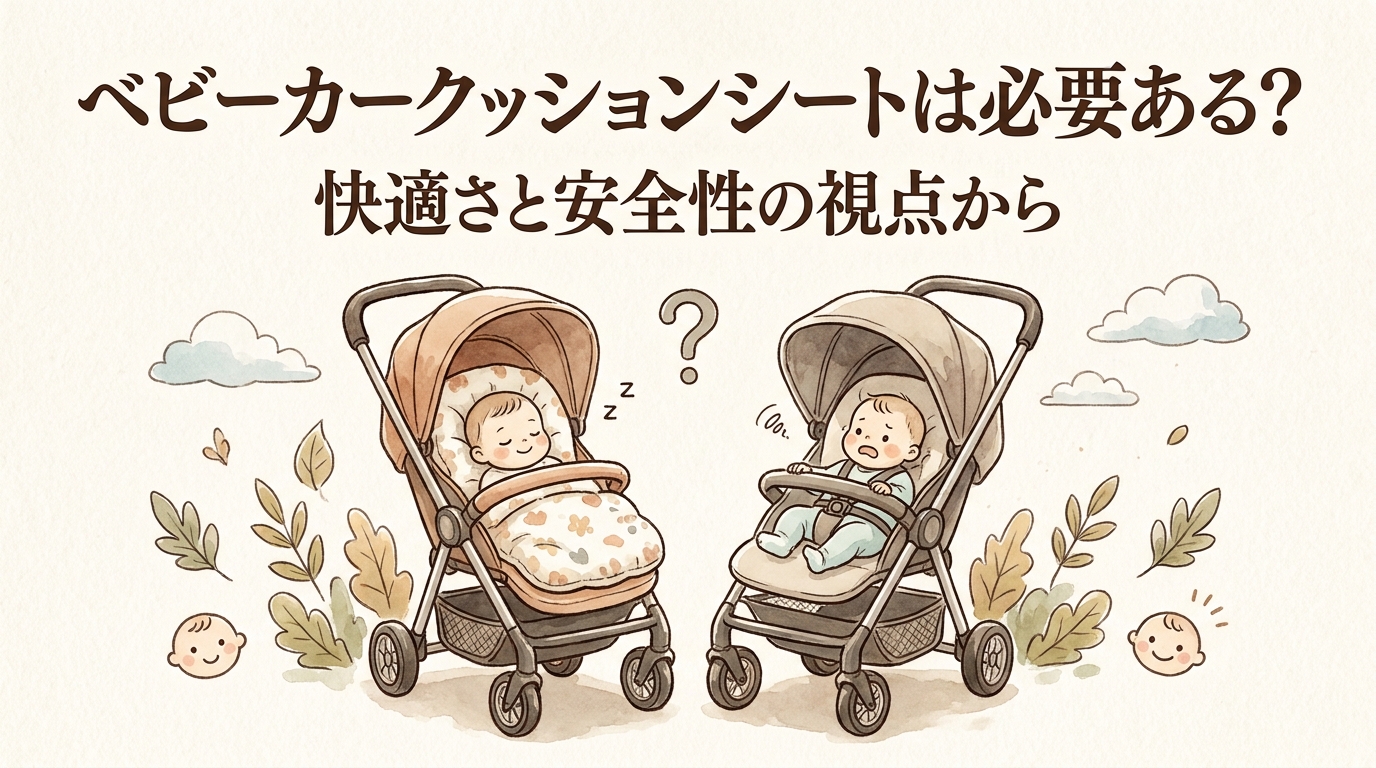 ベビーカー クッションシートは必要ある？